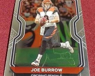 Joe Burrow ERROR Rookie Card Ghost