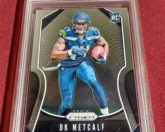 DK Metcalf Rookie Card PSA 10 Gem Mint Prizm Panini Seattle Seahawks