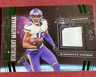 Justin Jefferson Rookie Card RC Minnesota Vikings Panini Patch RPA
