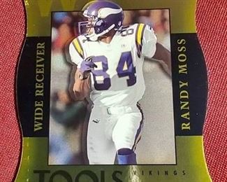 Randy Moss Football Card Die Cut