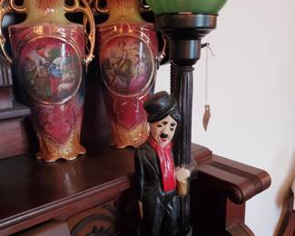 Charlie Chaplin bar lamp
