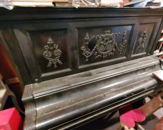 Vintage upright piano