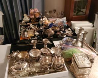 There are sterling pieces...