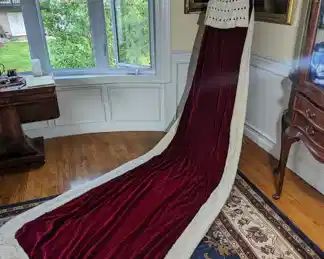 17)  Train to coronation robe  2 of 2 pieces