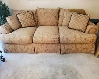 Very nice like new 7ft comfy sofa