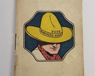 1929 Minutes 4th Annual Dude Ranchers Meeting, Billings, Montana