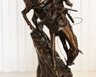 High Quality 27" Remington Mountain Man Bronze