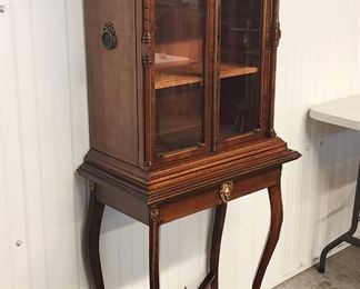 Antique French curio cabinet