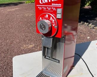 Commercial coffee grinder