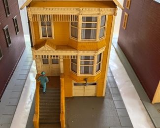 model railroad houses