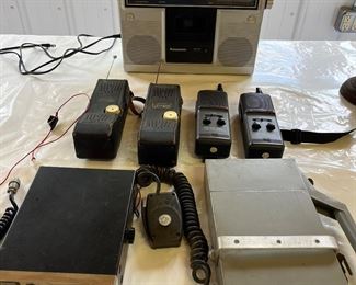 vintage CB radios and walkie talkies
