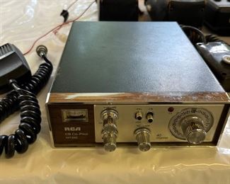 vintage CB radios and walkie talkies