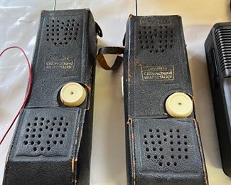 vintage CB radios and walkie talkies