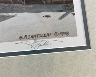 Signed N.P. Santoleri art print