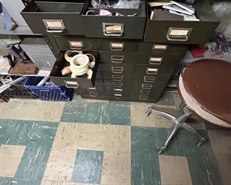 Vintage Tools, screws and workshop items