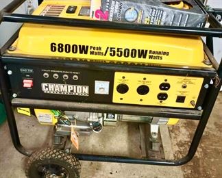 Champion 5500/6800 Watt Portable Gas Powered Generator