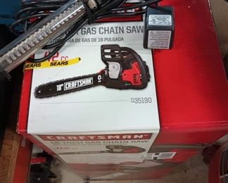 Craftsman 18-Inch Consumer Gas Chain Saw - 35190, Portable Work Lamp