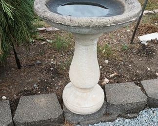 Assortment of Concrete Bird Baths