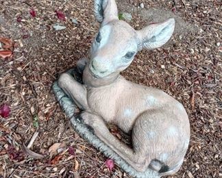 Outdoor Fawn Statue