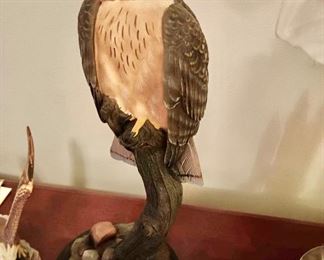 Red Tailed Hawk Sculpture