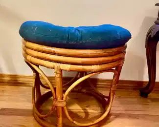 Bamboo Stool with Cushion