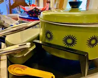 Chilton Green Aluminum Cherish Design - 2 QT Sauce Pan