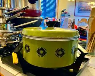 Chilton Green Aluminum Cherish Design - 2 QT Sauce Pan