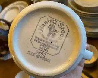 Haniwa Stone Ware - Blue Nordiska Design - Made in Japan