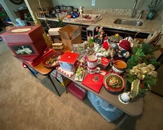 Assorted holiday decor