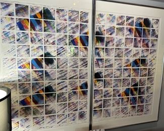 Hanging framed wall art