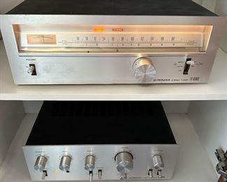 Vintage Pioneer stereo equipment - working condition