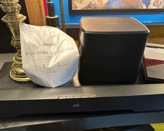 Polk DSB1 sound bar and subwoofer