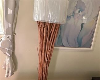 interesting stick/wood lamp