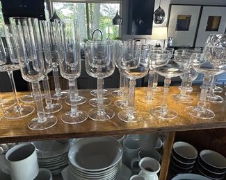 Rare - Christian Dior Gaudron Gold stemware