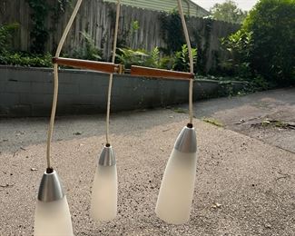 Mid Century Modern hanging light fixture