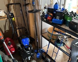 Like new battery, powered lawn tools