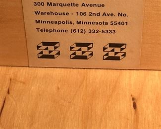 Label to Queen bed and side tables 