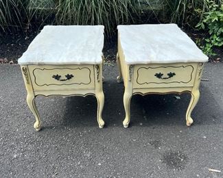 2 of set French provincial End Tables $200
22” x 28” x 20”H 