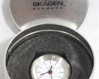 2 - Skagen Denmark Pocket Watch in Case
