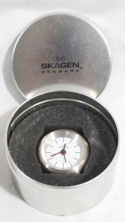 2 - Skagen Denmark Pocket Watch in Case

