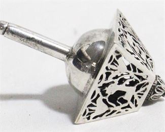 5 - .925 Sterling Dreidel 2" tall
