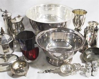 13 - Lot of Assorted Silver Plated/Pewter Items
