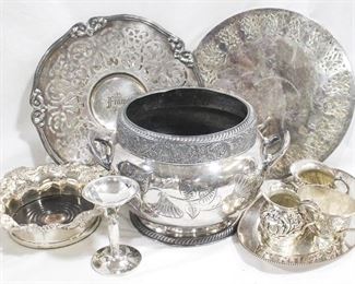 25 - Lot of Assorted Silver Plated Items
