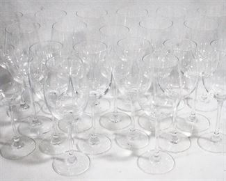 26 - 19 Schott Zwiesel Wine Glasses 9" tall - qty 9 9.5" tall - qty 10
