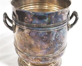 39 - Silver Plated Ice Bucket 9.5" x 9"
