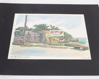 41 - Key West R. E. Kennedy Print 12.5" x 9.5"

