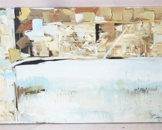 55 - Canvas Print (Faux Painting) 30" x 61"
