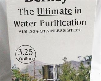 80 - Berkey Water Purifier in Box 3.25 Gallon
