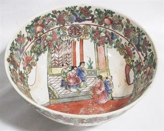 120 - Oriental Bowl, 10" round
