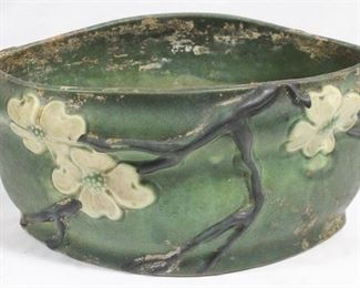 127 - Vintage Dogwood Planter, 11" x 6" x 6"
